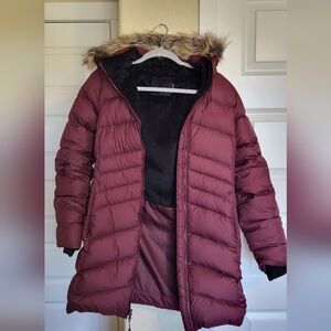 NWT Marmot Women's Burgundy Puffer Coat
